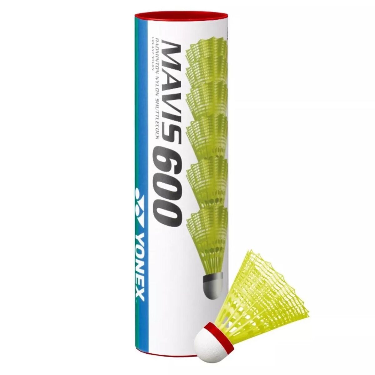 Yonex Yonex Mavis 600 Yellow Shuttles - Fast (Red) Speed - Image 1