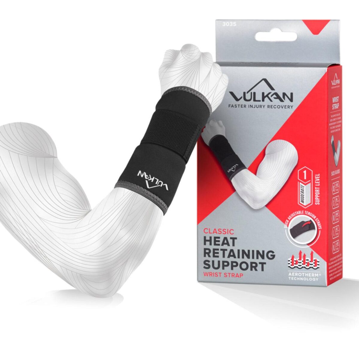 Vulkan Vulkan  Blue Neop. Wrist Support Short (3035) - Image 1