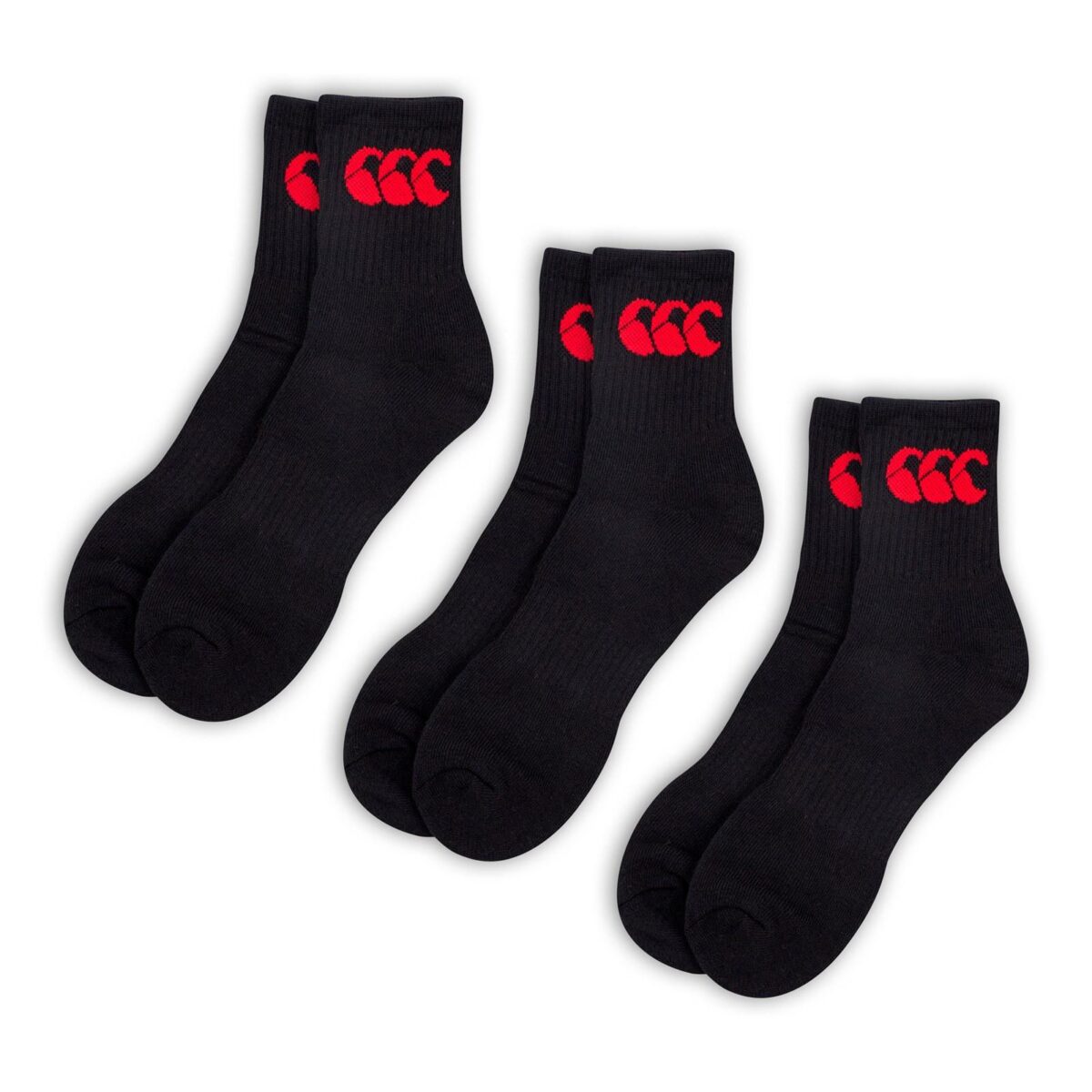 Canterbury Canterbury 3 Pack Crew Sock - Image 1