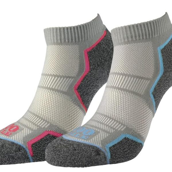 1000 Mile 1000 Mile Ladies Run Anklet Repreve Sock- Twin Pack