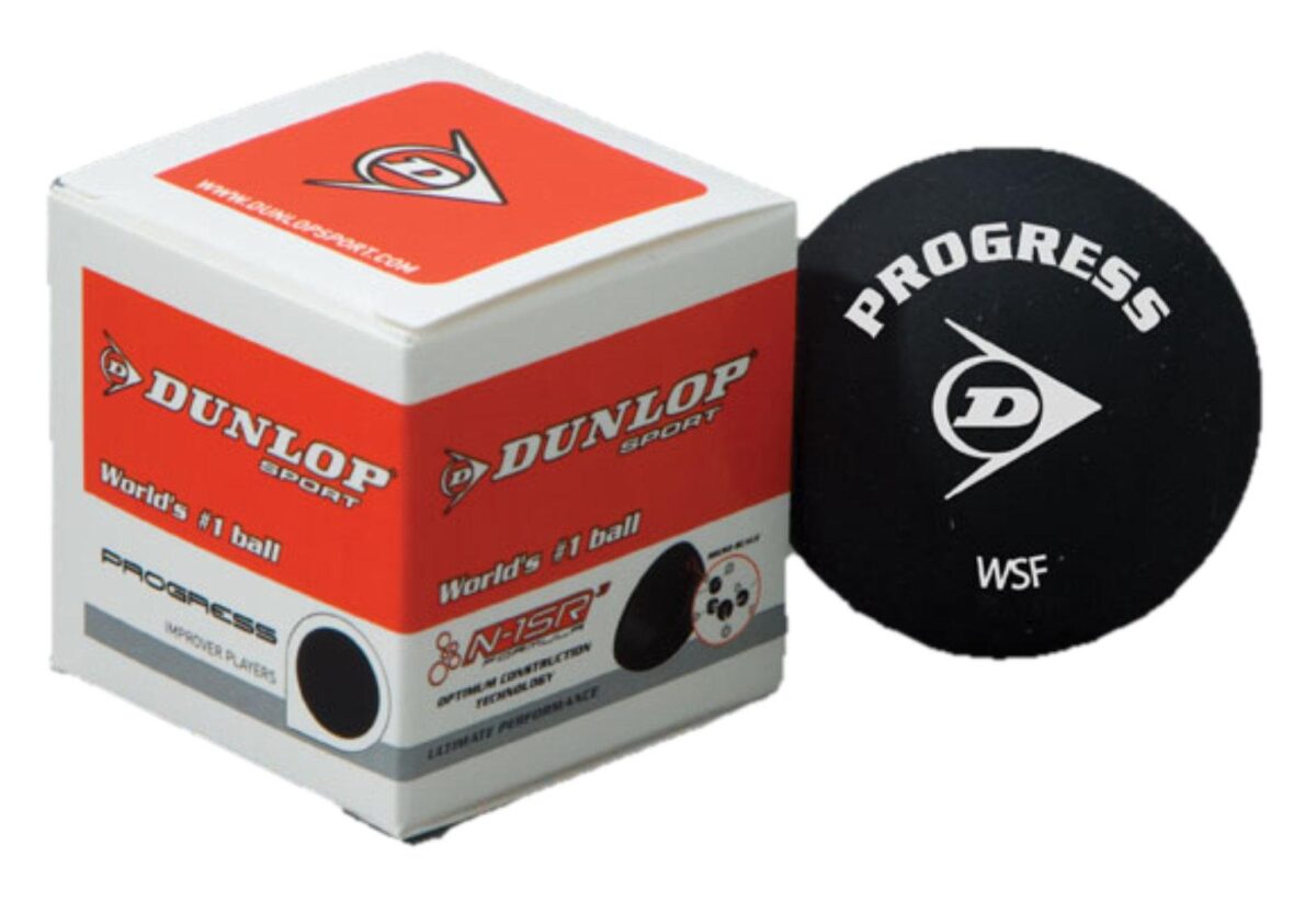 Dunlop / Slazenger Squash Ball Progress Red - Image 1