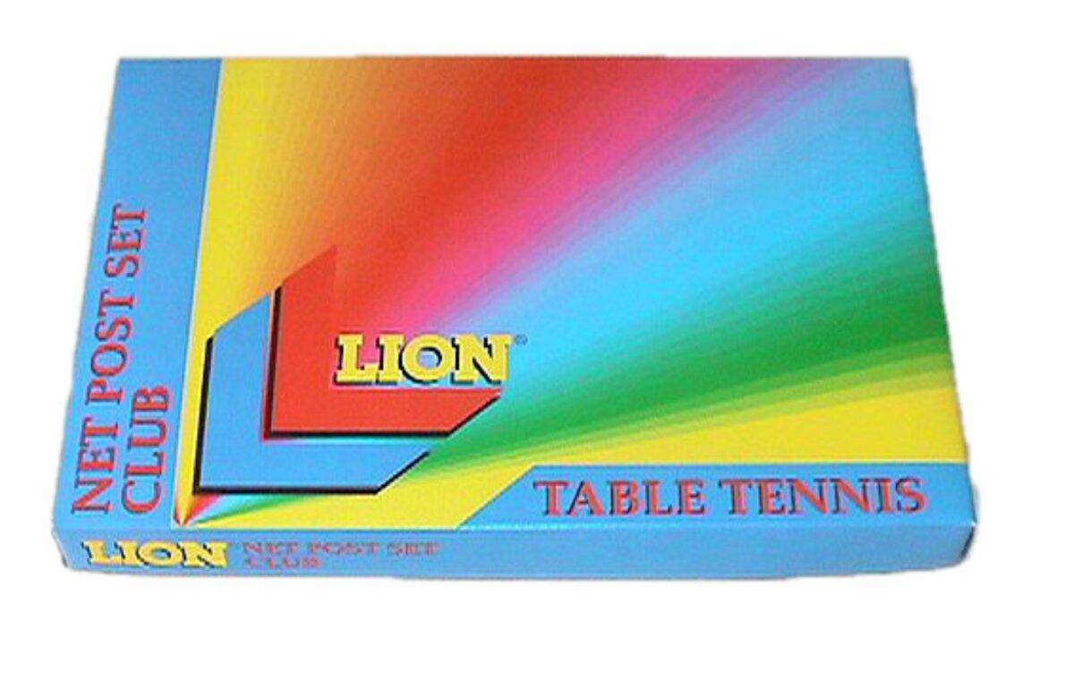 Lion Table Tennis Net & Post Set Lion Club - Image 1